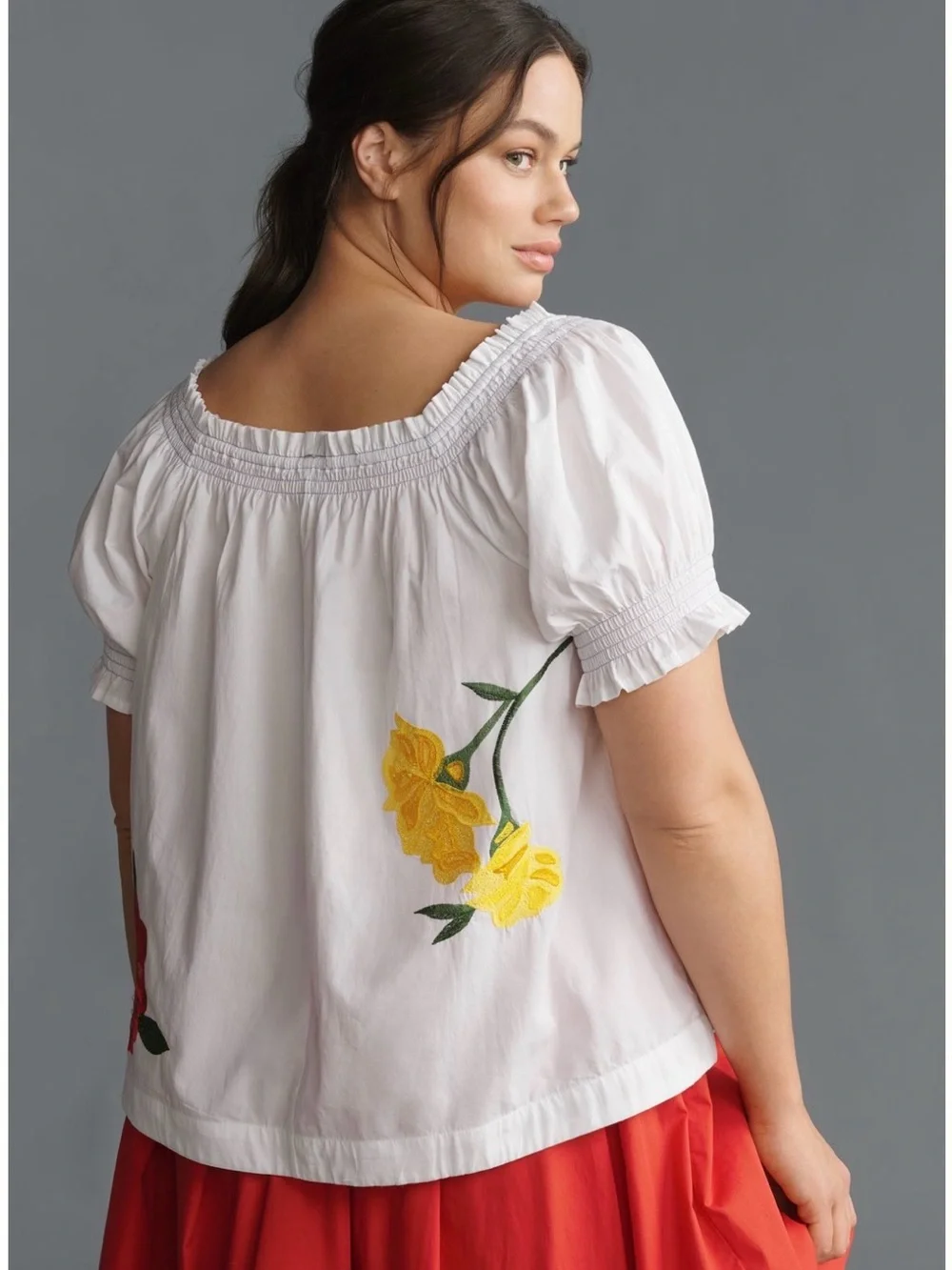 Anthropologie cream short